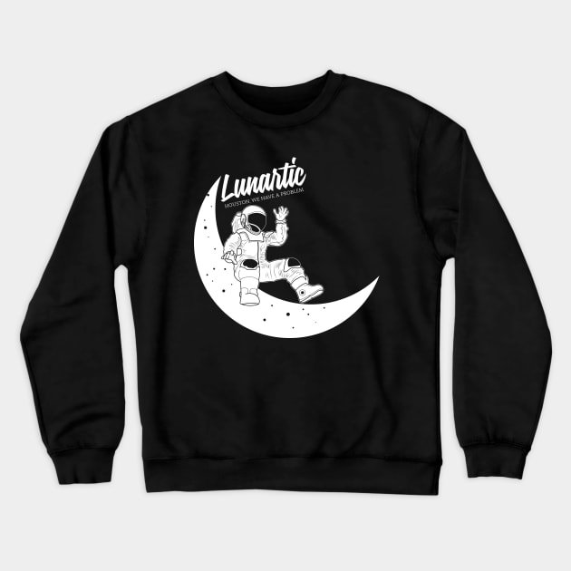 Lunartic Crewneck Sweatshirt by rjartworks